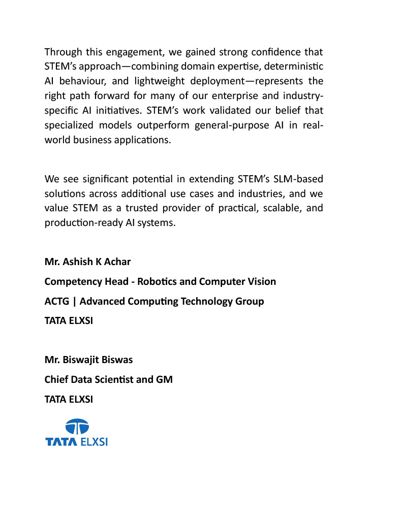 Tata Elxsi testimonial letter - Page 2